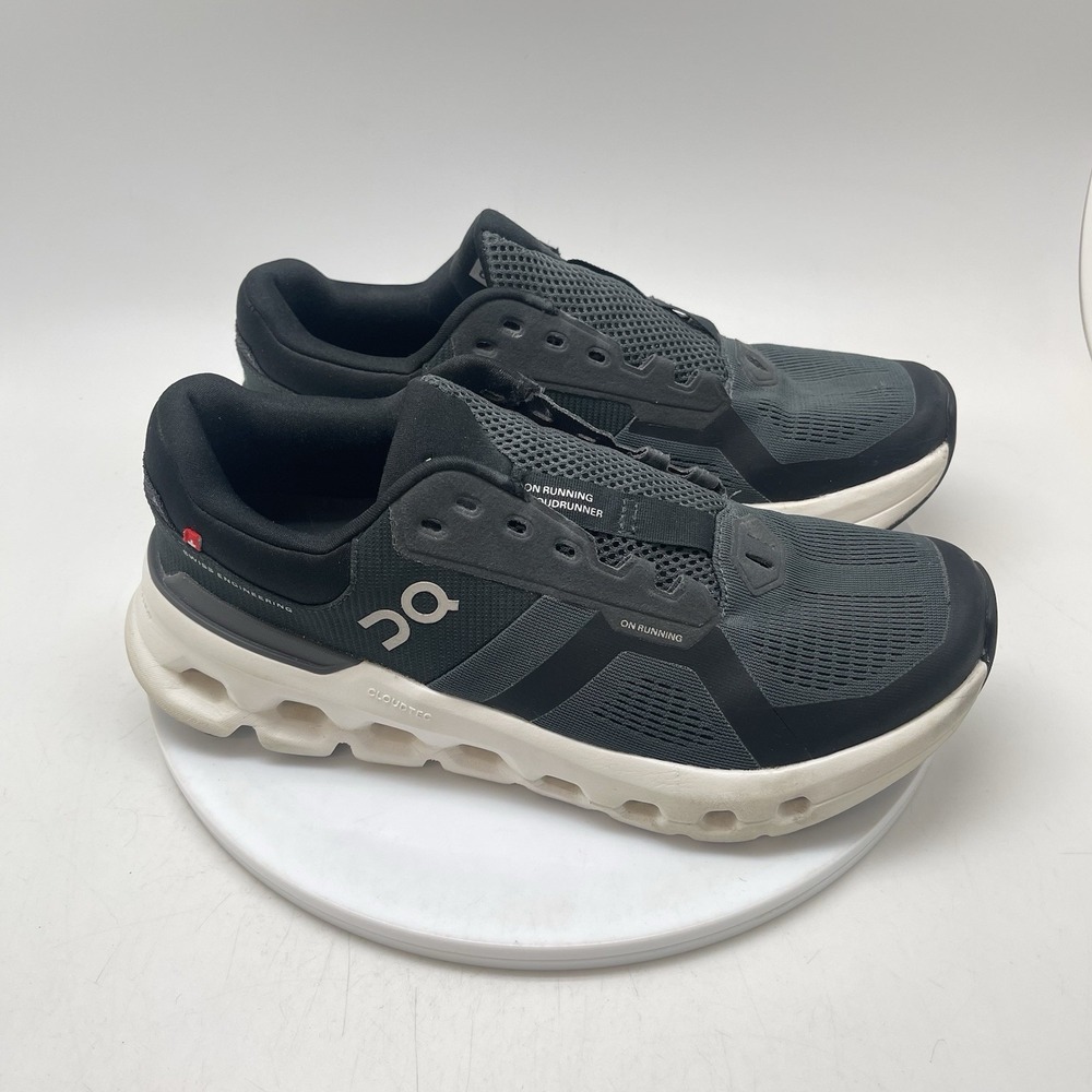 On Cloudrunner 2 Womens Size 8.5 Eclipse Black Athletic Running Shoes Sneakers